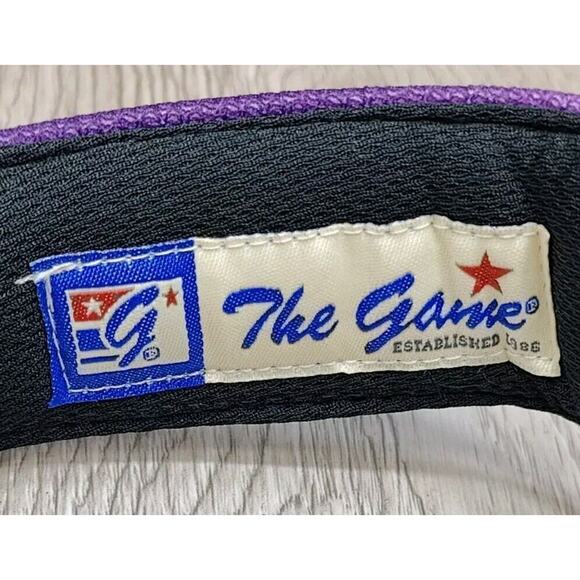 The Game Men's‎ Visor Hat NCAA College Grand Canyon University Purple Black - Picture 6 of 10